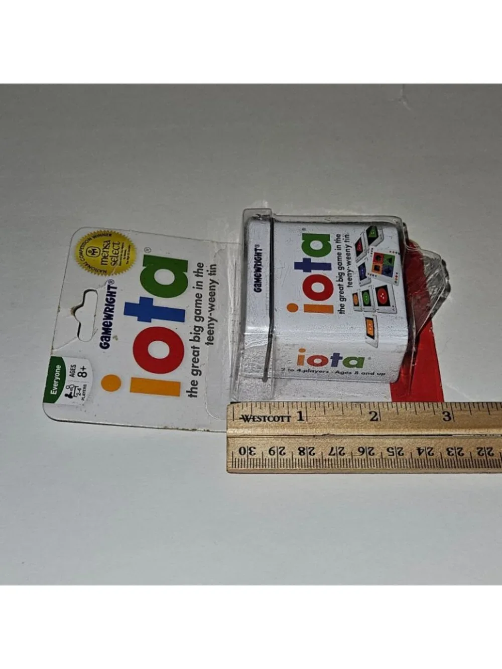 Iota Great Big Game Teeny Weeny Tin Cards Instructions Gamewright FACTORY SEALED